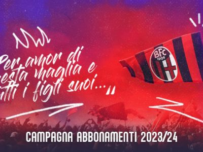 Bologna, raggiunta quota 6.000 tessere dopo appena sei giorni dall'apertura della campagna abbonamenti 2023/24