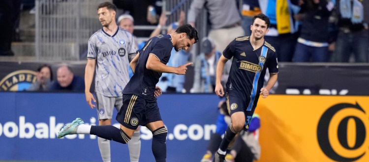 Philadelphia fa la voce grossa, CF Montréal regolato 3-0: canadesi sempre decimi nella Eastern Conference