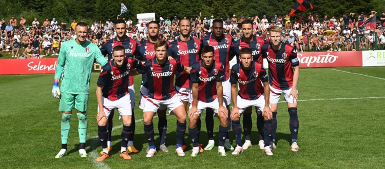 Bologna, 13 gol al Rio Pusteria nella prima sgambata stagionale: il giovane Ebone mattatore con 4 gol, Arnautovic sta bene e ne fa 3