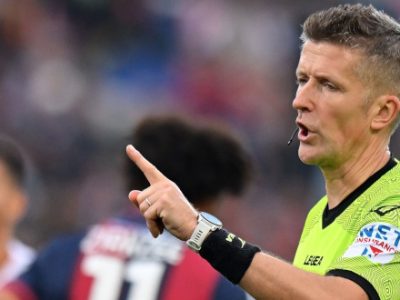 Bologna-Cagliari sarà diretta da Orsato di Schio, addetti VAR Paterna e Mazzoleni