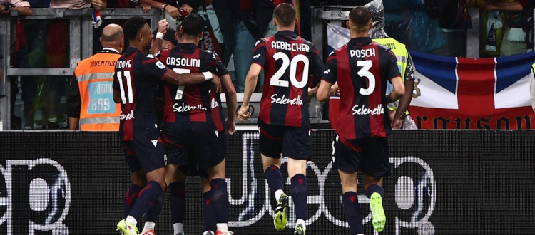 Solo Di Bello e Fourneau fermano il Bologna in casa della Juventus: 1-1 con Ferguson e Vlahovic, pesa un errore enorme di arbitro e VAR