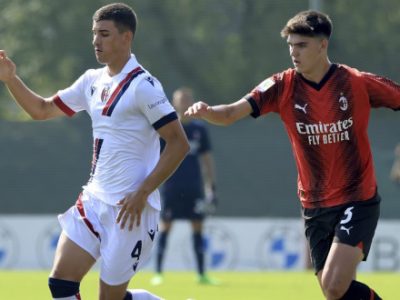 Il Bologna Primavera dura solo un tempo in casa del Milan: Menegazzo illude i rossoblù, poi la rimonta rossonera per il 4-1 finale