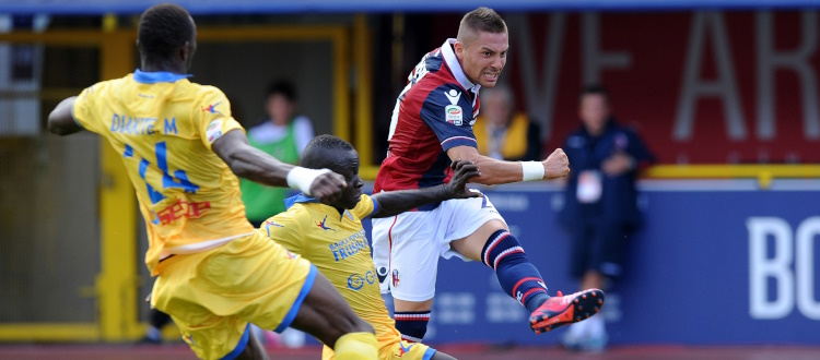 Bologna e Frosinone di fronte per la quarta volta al Dall'Ara, la firma di Mounier sull'unica vittoria dei rossoblù: era il 2015