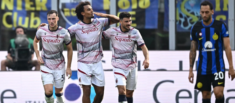 Bologna enorme, Inter fermata sul 2-2 a San Siro: un rigore di Orsolini e una magia di Zirkzee replicano al doppio vantaggio di Acerbi e Lautaro