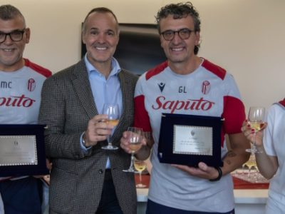 Saputo premia i 'fedelissimi' rossoblù Ghelli, Campagna e Ridolfi: 