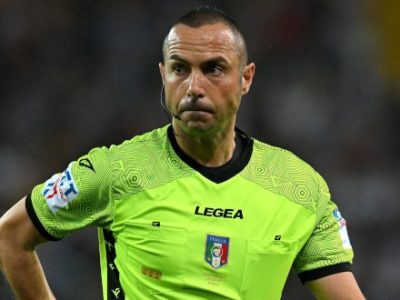 Inter-Bologna sarà diretta da Guida di Torre Annunziata, addetti VAR Marini e Maresca