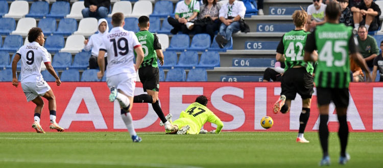 Sassuolo e Bologna non riescono a superarsi: Boloca risponde ad un'altra perla di Zirkzee, al Mapei Stadium è 1-1