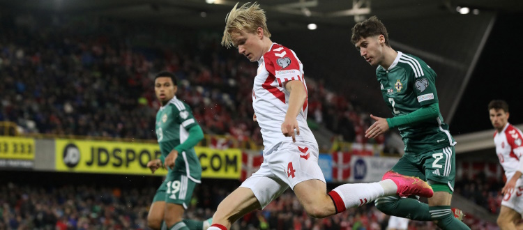 Kristiansen ancora titolare con la Danimarca, scandinavi sconfitti 2-0 dall'Irlanda del Nord a Belfast