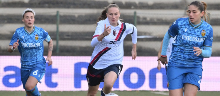 Il Bologna Femminile chiude l'anno con una sconfitta: orgoglio rossoblù in casa della capolista Ternana, ma alla fine è 5-3