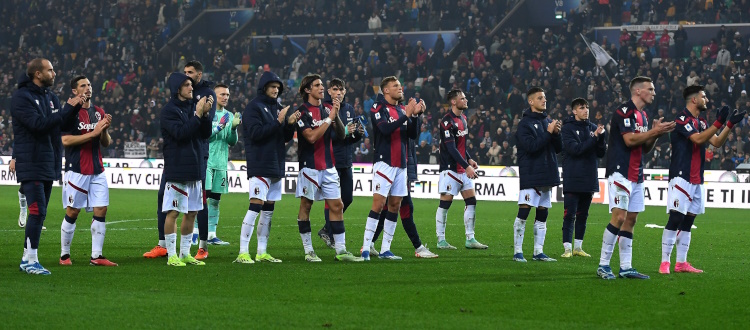 Il Bologna chiude un 2023 da urlo con la prestazione peggiore: l'Udinese domina e trionfa 3-0, dai tifosi rossoblù lo spettacolo migliore