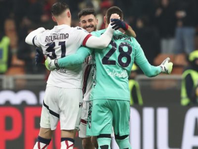 Gli highlights e le foto di Milan-Bologna e tutti i numeri della stagione rossoblù disponibili su Zerocinquantuno