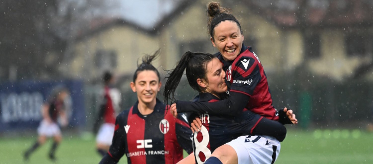 Ottimo inizio d'anno per il Bologna Femminile: 4-1 al Ravenna con Da Canal, Kustrin, Pinna e Gelmetti