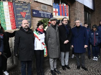 Stamattina al Dall'Ara l'annuale commemorazione di Arpad Weisz, per il Bologna presenti Fenucci e una delegazione del settore giovanile