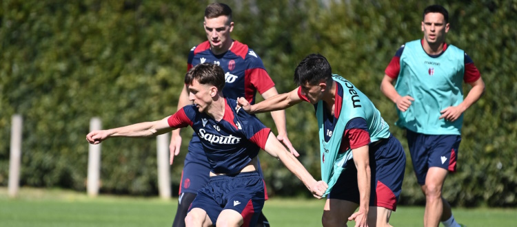 Lavoro tra palestra e campo verso Empoli-Bologna, inizio delle terapie per Zirkzee