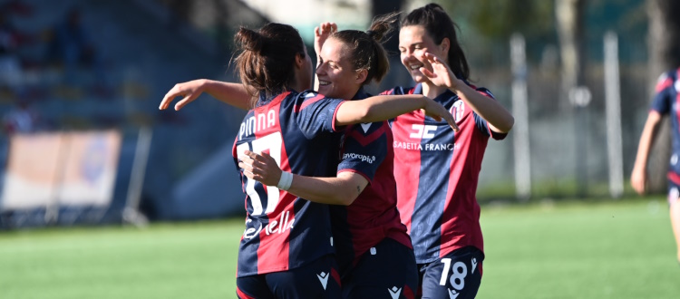 Riscatto pirotecnico per il Bologna Femminile, Tavagnacco travolto 6-2: doppiette di Gelmetti e Kustrin, a segno anche De Biase e Pinna