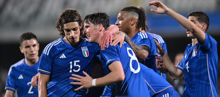 Fabbian segna ancora e l'Italia Under 21 batte 2-0 la Lettonia, ottima prova anche dell'altro rossoblù Calafiori