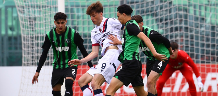 Il Bologna Primavera perde a Sassuolo e torna a tremare: 3-2 neroverde malgrado Ebone e Ravaglioli, rossoblù di nuovo penultimi