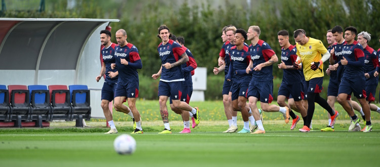 Lavoro tattico e partitella per il Bologna, prosegue il recupero di Beukema