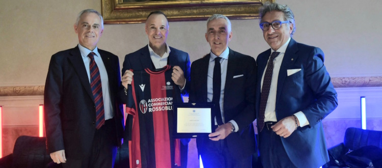 Saputo premiato da Confcommercio Ascom: "Investo per far crescere il club, amo il Bologna e vorrei vederlo grande come una volta"