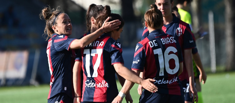 Il Bologna Femminile resta in Serie B: 3-1 esterno al Ravenna con tris di Pinna e salvezza matematica