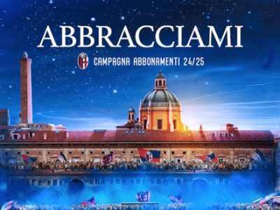 Abbracciami: ecco la campagna abbonamenti del Bologna per la Serie A 2024-2025, si comincia mercoledì 12 giugno