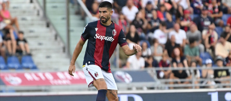 Erlic: "Paghiamo una disattenzione di due minuti e il fatto di non aver sfruttato le occasioni. Clima da brividi al Dall'Ara, ringrazio i tifosi"