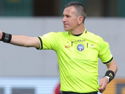 Bologna-Juventus sarà diretta da Doveri di Roma, addetti VAR Marini e Mariani