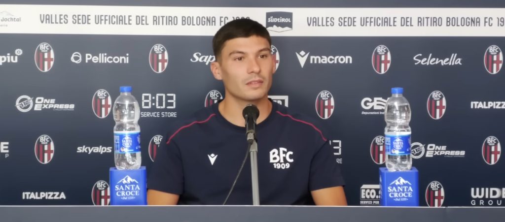 Cambiaghi: "Lavoro sodo e non temo la concorrenza, nelle grandi squadre funziona così. Voglio fare il bene del Bologna e guardo anche alla Nazionale"