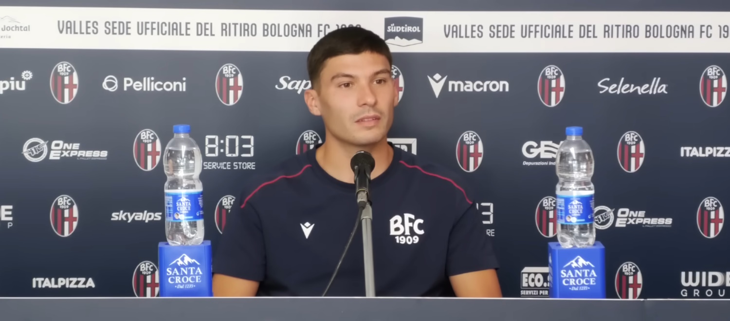 Cambiaghi: "Lavoro sodo e non temo la concorrenza, nelle grandi squadre funziona così. Voglio fare il bene del Bologna e guardo anche alla Nazionale"