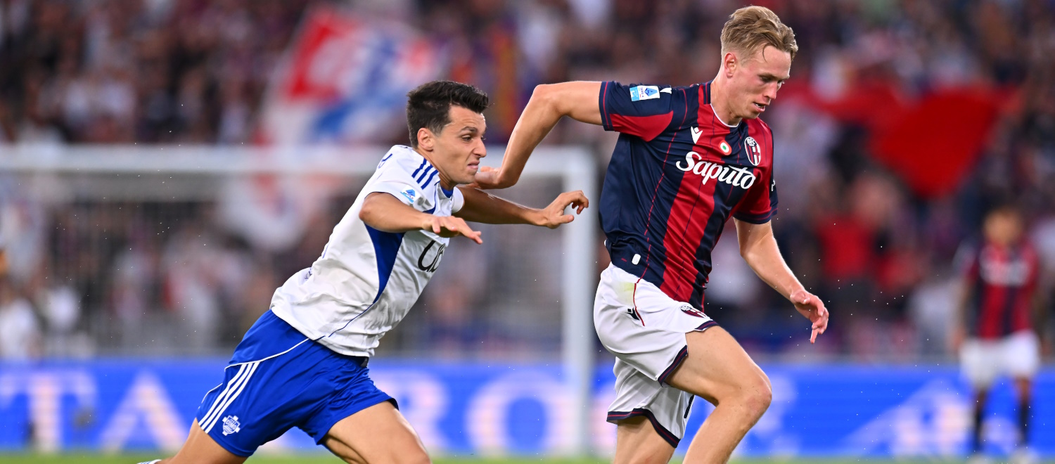 Esordio in Serie A e in maglia rossoblù per Heggem, primo norvegese e 976° giocatore nella storia del Bologna
