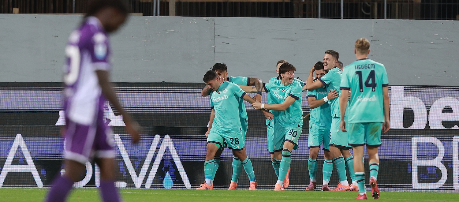 Bologna sempre più bello, ora anche in trasferta. Pagate a carissimo prezzo due ingenuità, ma la vittoria è stata negata da arbitro e VAR