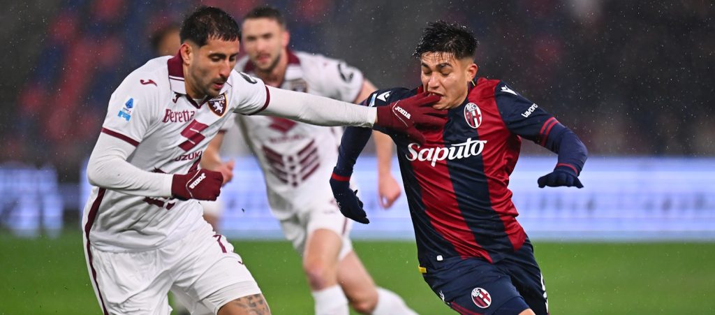 Bologna-Torino: in Serie A 36 vittorie rossoblù e 12 granata, 19 i pareggi. A febbraio un 3-2 sofferto con autogol di Biraghi al 90'