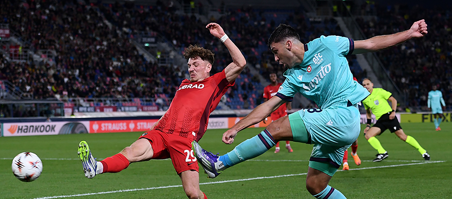 Le foto di Bologna-Friburgo e tutti i numeri della stagione rossoblù disponibili su Zerocinquantuno