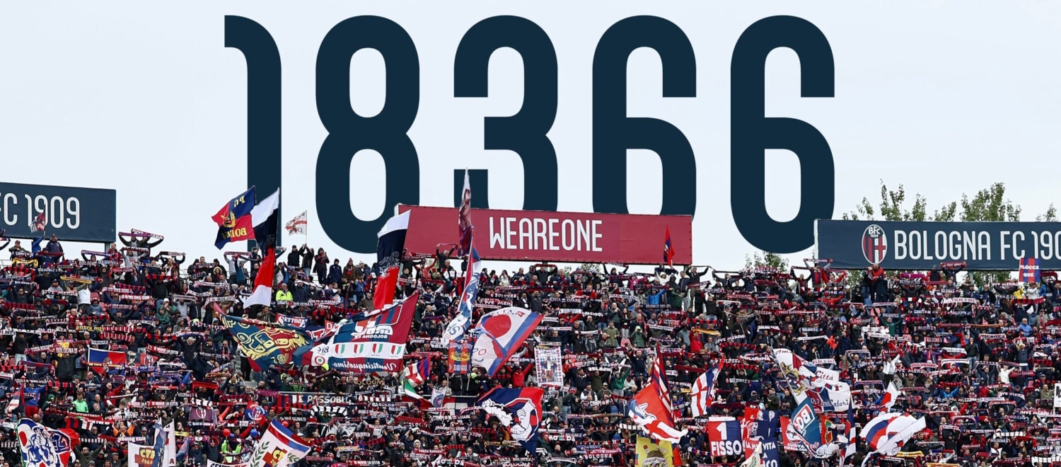 Bologna, la campagna abbonamenti per l'Europa League 2025-2026 si è chiusa con 18.366 tessere sottoscritte