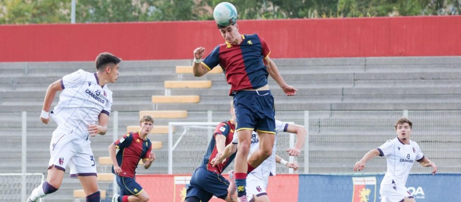 Il Bologna Primavera domina ma cede di misura alla capolista Genoa: beffa firmata Nuredini e secondo k.o. di fila per i felsinei