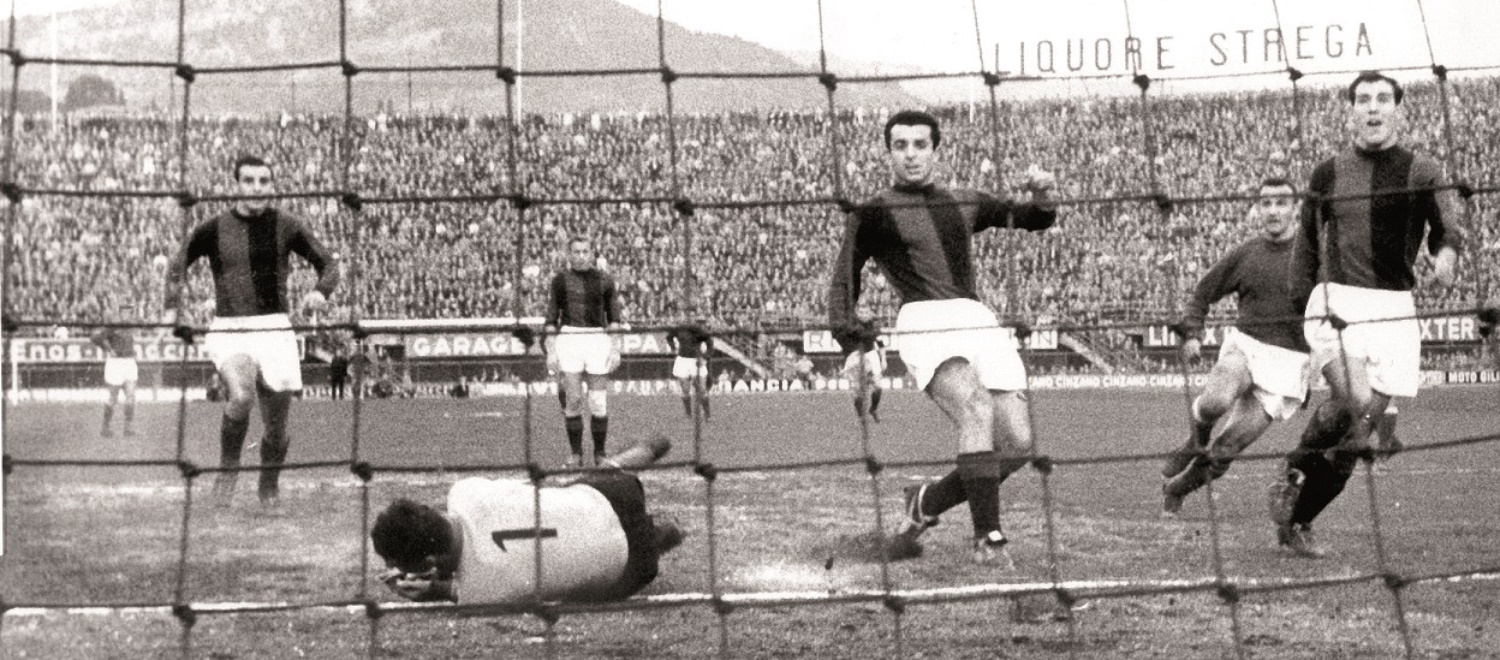Pivatelli, a Bologna calcio e vita. Con 109 gol che sono già nel mito