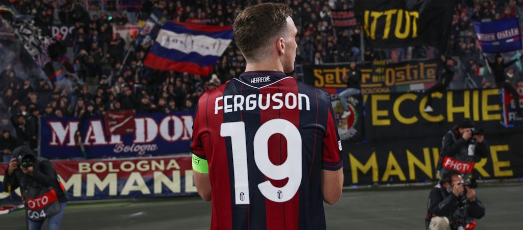 Lewis Ferguson raggiunge quota 100 presenze con la maglia del Bologna