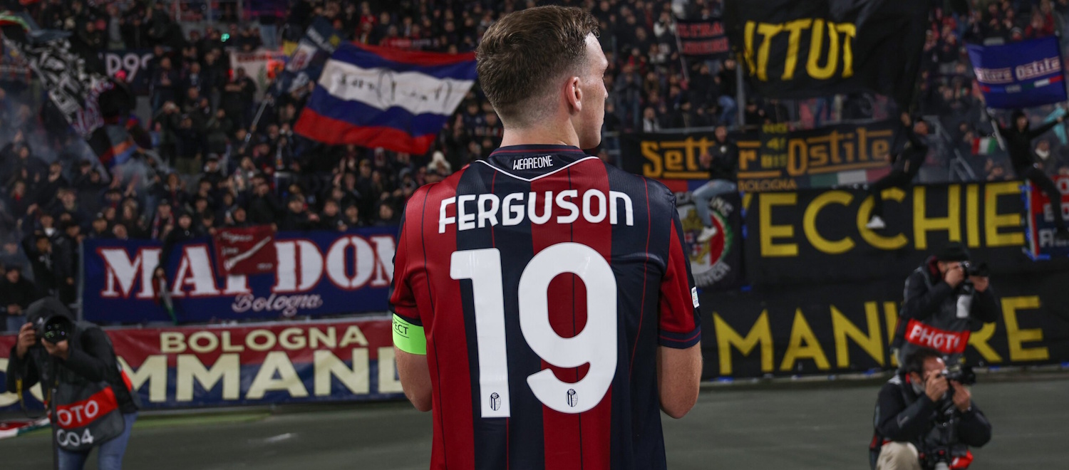 Lewis Ferguson raggiunge quota 100 presenze con la maglia del Bologna