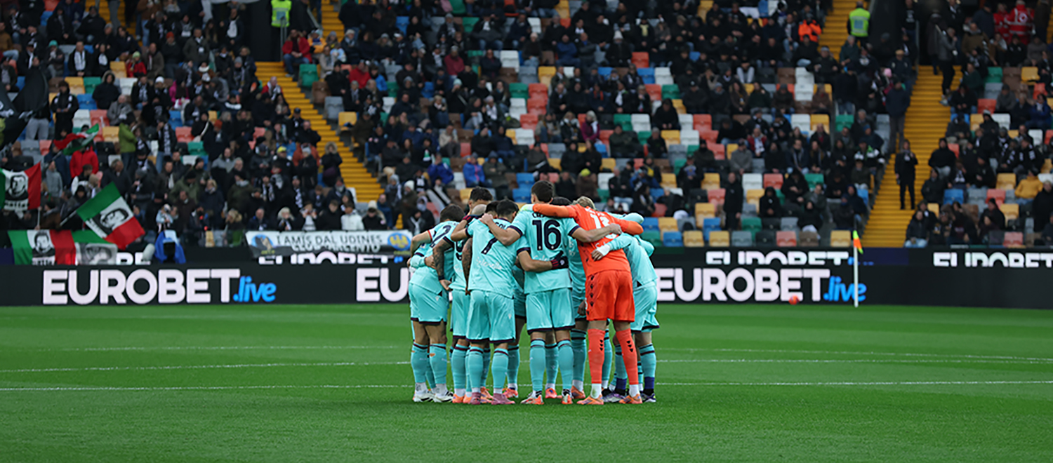 Le foto di Udinese-Bologna e tutti i numeri della stagione rossoblù disponibili su Zerocinquantuno