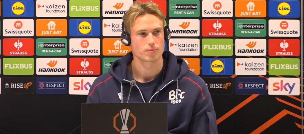 Heggem: "Baricentro alto e controllo del pallone, il Brann ci somiglia. A Bologna sto benissimo, devo migliorare nel gioco posizionale e in fase offensiva"