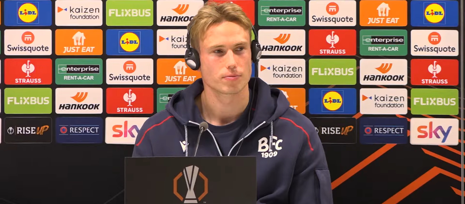 Heggem: "Baricentro alto e controllo del pallone, il Brann ci somiglia. A Bologna sto benissimo, devo migliorare nel gioco posizionale e in fase offensiva"