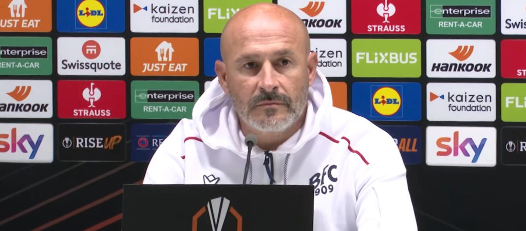 Italiano: "Salisburgo squadra che può mettere in difficoltà chiunque, ogni situazione andrà letta al meglio. Nei momenti positivi è importante restare umili"