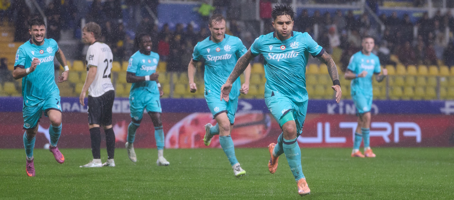 Il Bologna scalda i cuori sotto il diluvio di Parma: avvio choc con Bernabé, poi una doppietta di Castro e un super gol di Miranda fanno 1-3