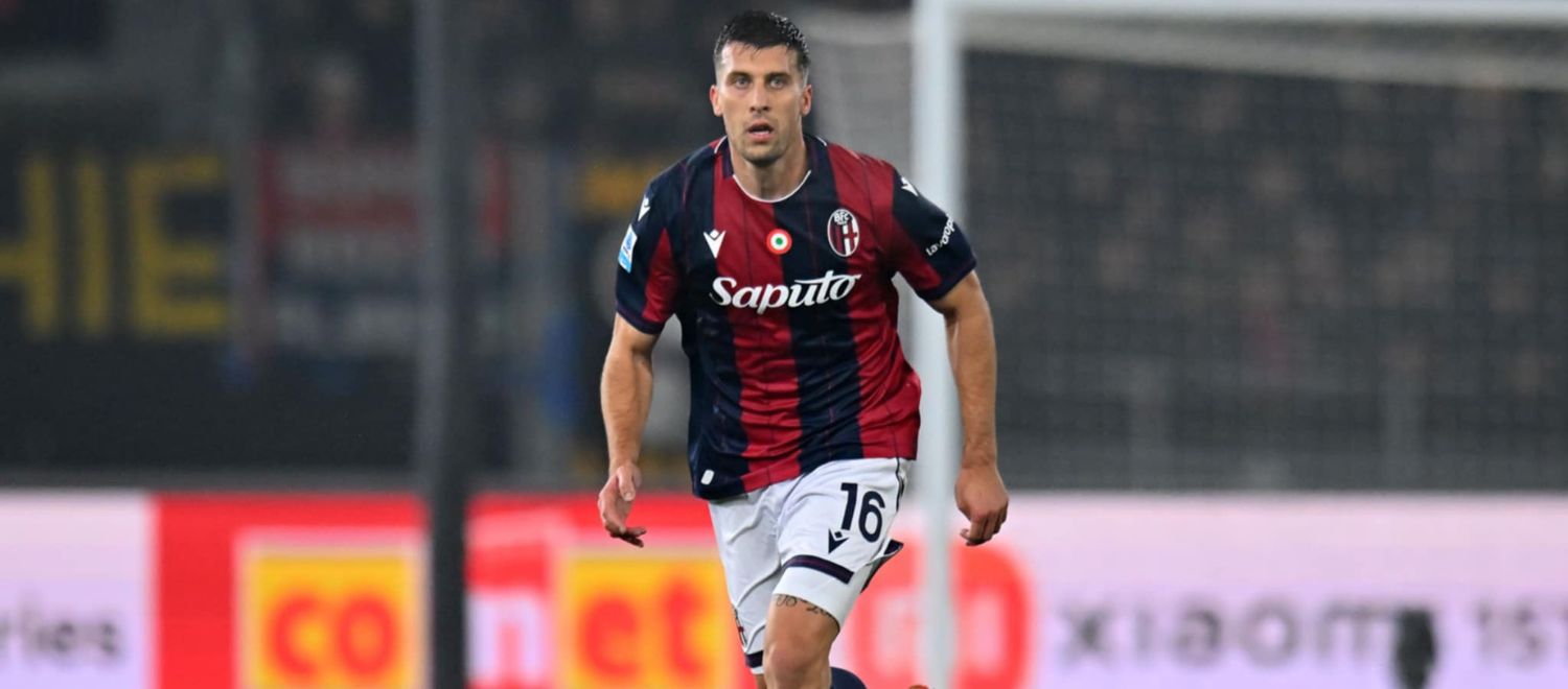 Bologna, coperta sempre più corta al centro della difesa: lesione al bicipite femorale per Casale, stop di 3-4 settimane