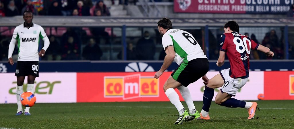 Il Bologna non riesce a riaccendersi, al Dall'Ara manca il botto di fine anno: 1-1 contro il Sassuolo, Muharemovic risponde a Fabbian