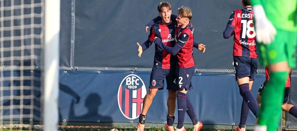 Lo Monaco si ripete: gemma su punizione del classe 2008 e il Bologna Primavera ferma l'Inter sull'1-1