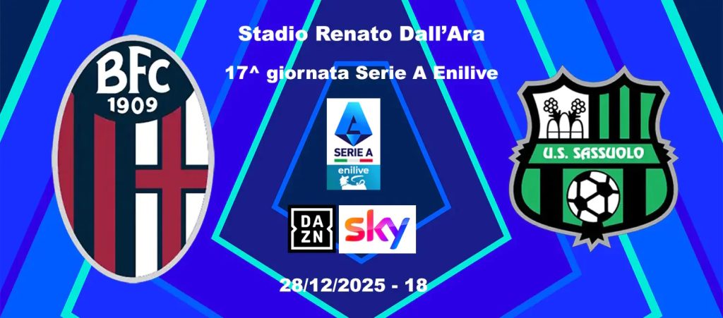Bologna vs Sassuolo