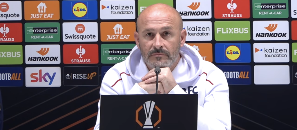 Italiano: "Domani voglio vedere gli occhi della tigre, teniamo tanto a chiudere fra le prime otto. Skorupski e Dallinga titolari, Dominguez rimane in lista e a Bologna"