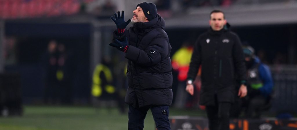 Italiano: "Positivo il modo in cui reagiamo, ma non si può sempre finire sotto regalando gol. Meritavamo comunque qualcosa in più"