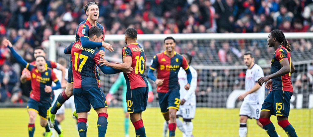 Skorupski e Maresca affossano un Bologna in caduta libera: rovinata una bella prova, il Genoa rimonta da 0-2 a 3-2 con Malinovskyi, Ekuban e Messias
